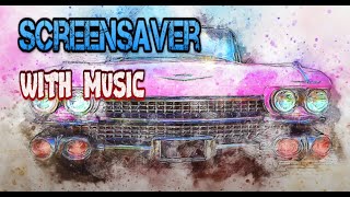 FREE screensaver car and lightpainting animation with music [upl. by Laucsap231]