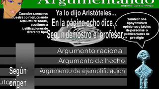 La argumentación [upl. by Woodward785]