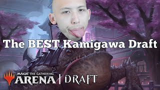 The BEST Kamigawa Draft  Top 10 Mythic Player  Kamigawa Neon Dynasty Draft  MTG Arena [upl. by Aisorbma]