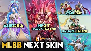 NEW MAGIC WHEEL SKIN  NEXT STARLIGHT 2024  HANABI LIMITED  Mobile Legends whatsnext [upl. by Barrow985]