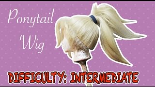 Ponytail Wig Tutorial Mercy Overwatch [upl. by Evers]