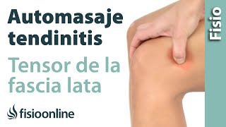 Tendinitis del músculo tensor de la fascia lata  Automasaje para su tratamiento [upl. by Slohcin]