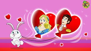 Prinzessin Cinderella  Valentinstag  KONDOSAN Deutsch  Märchen für Kinder  Gute Nacht Geschichte [upl. by Gabriel]