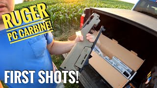 Ruger PC Carbine First Shots FDE Model How Will It Perform [upl. by Salene]