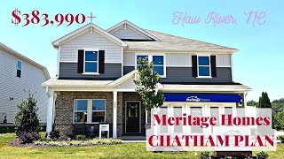 CHATHAM PLAN TOUR by Meritage Homes  Cherry Creek Haw River NC New Construction  Graham Mebane NC [upl. by Lenette70]