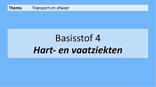 VMBO 4  Transport en afweer  Basisstof 4 Hart en vaatziekten  8e editie [upl. by Centeno]