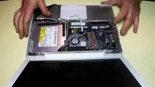 Scrapping a Laptop  Apple Macbook A1181 [upl. by Kizzie]