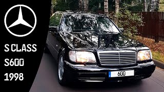 O melhor motor da Mercedes Conduzimos o Classe S600 V12 W140 [upl. by Trometer997]