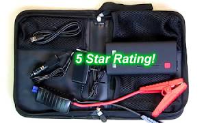 BEST CAR JUMP STARTER GOOLOO 800A Peak 18000mAh SuperSafe with USB Quick Charge REVIEW [upl. by Atnuhs402]