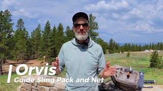 Orvis Guide Sling Pack and Net Review  Mattis Sessel of Engearmentcom [upl. by Hamitaf885]