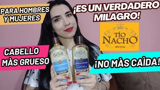 El Mejor SHAMPOO para EVITAR 🚫 la CAÍDA del CABELLO 🤩 ¡TÍO NACHO ENGROSADOR [upl. by Oyek]