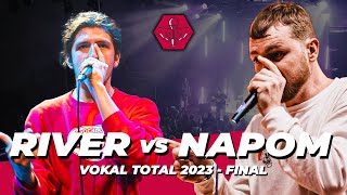 RIVER VS NAPOM  VOKAL TOTAL 2023 FINALS  CROWD POV [upl. by Hpseoj]