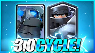 Impossible to STOP THIS Mega Knight  Mini Pekka Cycle in Clash Royale [upl. by Hnao]