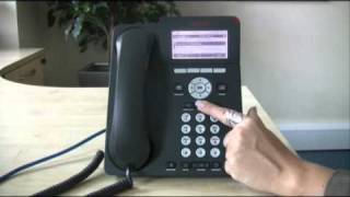 Adjusting ringer amp speaker volume amp changing the ringtone  Avaya IP Office 96 series telephone [upl. by Srini935]