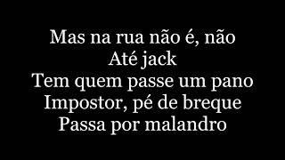 Racionais Mcs  Vida Loka  letra  Parte 1 [upl. by Olimac]