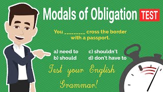 Modals of Obligation – Free Grammar Test [upl. by Veator]