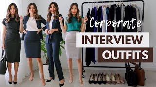 What to Wear to an Interview in 2022  Outfit Ideas for Corporate Office [upl. by Gnous]