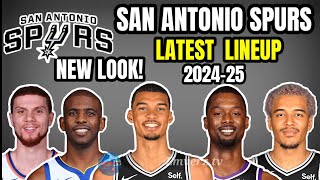 San Antonio Spurs Latest lineup 202425 NBA update [upl. by Assenat]