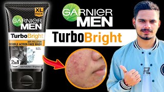 Garnier Men Turbo Bright Face Wash Review  Side Effects  Ingredients  How To Use For Best Results [upl. by Assilanna]