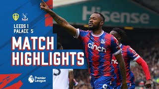 Match Highlights Leeds United 15 Crystal Palace [upl. by Whetstone659]