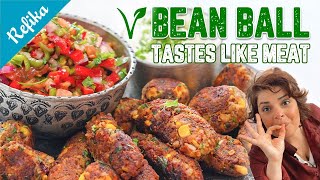 Refika’s Special Bean Ball Recipe 🧆 FEELS LIKE MEAT —Vegetarian Healthy Tasty and Easy Meal Idea [upl. by Bruner]