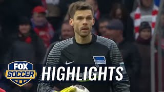 Hertha BSC Berlin vs Bayern Munich  201617 Bundesliga Highlights [upl. by Ibrek]