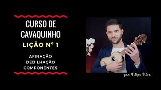 Curso de Cavaquinho  Lição nº1  Afinações dedilhação e componentes [upl. by Nwahsar]