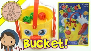 How To Play The Game Mr Bucket Family Game  Spinning amp Moving Bucket Fun Pressman Games [upl. by Nahgeam]