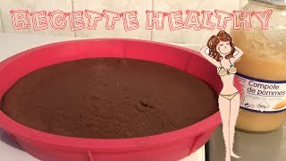 RECETTE HEALTHY  GATEAU AU CHOCOLAT LIGHT [upl. by Broeker]