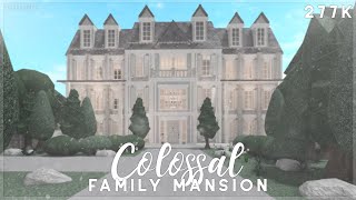 Bloxburg  Colossal Family Mansion House Build [upl. by Rossing448]