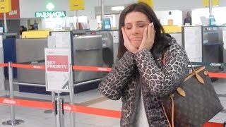 PANICO IN AEROPORTO  Vlog venerdì 19 Febbraio 2016 [upl. by Ridinger]