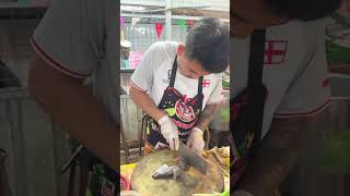 Thai style sea bass curry  Thai Street Food [upl. by Enelrahs485]