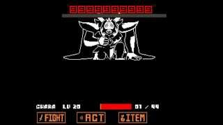 Undertale  Genocide Route Asgore and Flowey With Ending [upl. by Heriberto271]