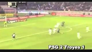 PSG  Troyes 200506 buts du PSG [upl. by Erdnael]