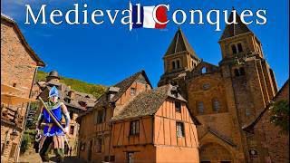 Conques France Aveyron Tourism Most Beautiful Medieval Village in France Best France Day Trip [upl. by Meeharbi]