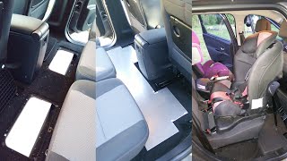 How to mount 3 ISOFIX child seats in a Renault Scénic Underfloor storage fix [upl. by Llerrehc]