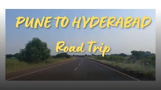 Pune to Hyderabad II Day1 of our Road Trip from Pune to JamshedpurII roadtrips pune hyderabad [upl. by Elleoj321]