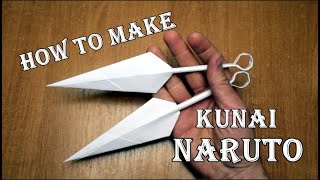 How to make kunai Ninja Weapon Naruto kunai [upl. by Rothschild]