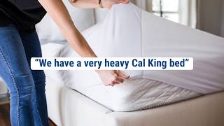 The Better Bedder is perfect for California King mattresses With our product your sheets will fit [upl. by Heilman]