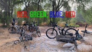 This Rides Color Combo in Mushrif Park MTB Trail with Friends [upl. by Kcirdderf]