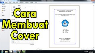 Cara Membuat Cover Makalah atau Skripsi [upl. by Ahseila566]