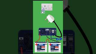 24 volt inverter connection diagram shorts inverter electric elecronics [upl. by Guibert]