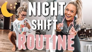 NIGHT SHIFT NURSE ROUTINE  DAY IN THE LIFE  Holley Gabrielle [upl. by Ariom]