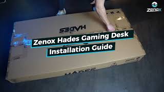 Zenox Hades Gaming Desk Pro Assembly Guide 冥王電競枱升降版組裝指南 [upl. by Dun]