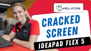 How to repair a Lenovo IdeaPad Flex 5 with cracked or broken screen Screen change [upl. by Joshia15]