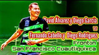 David Álvarez y Diego Garcia vs Fernando Cabello y Diego Rodriguez San Francisco Cuautliquixca [upl. by Styles]