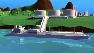 Liquified Natural Gas From Treatment To Transport  ExxonMobil [upl. by Aistek950]