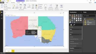 Filled Map Visual Power BI Desktop [upl. by Alded]