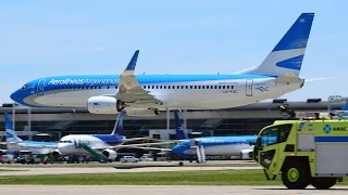 RASANTE AEROLÍNEAS ARGENTINAS LVFUC BOEING 7378HSWL en Aeroparque Jorge Newbery [upl. by Dione319]