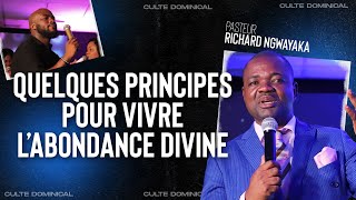 Quelques principes pour vivre l’abondance divine  Pasteur Richard NGWAYAKA [upl. by Aleil]